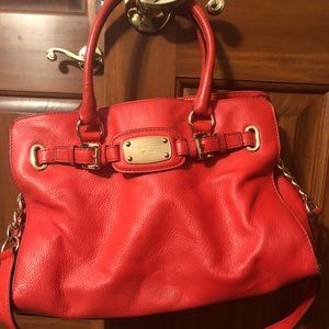 Michael Kors orange purse